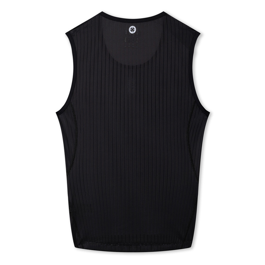 Men's Airflow Sleeveless Base Layer - black