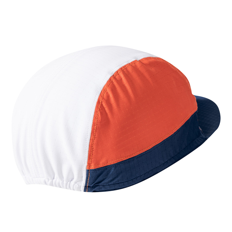Flux Block Cycling Cap - navy/orange