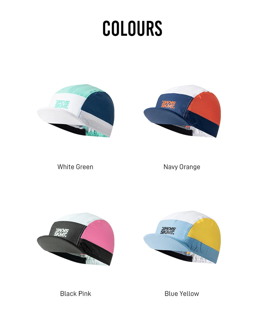 Flux Block Cycling Cap - navy/orange