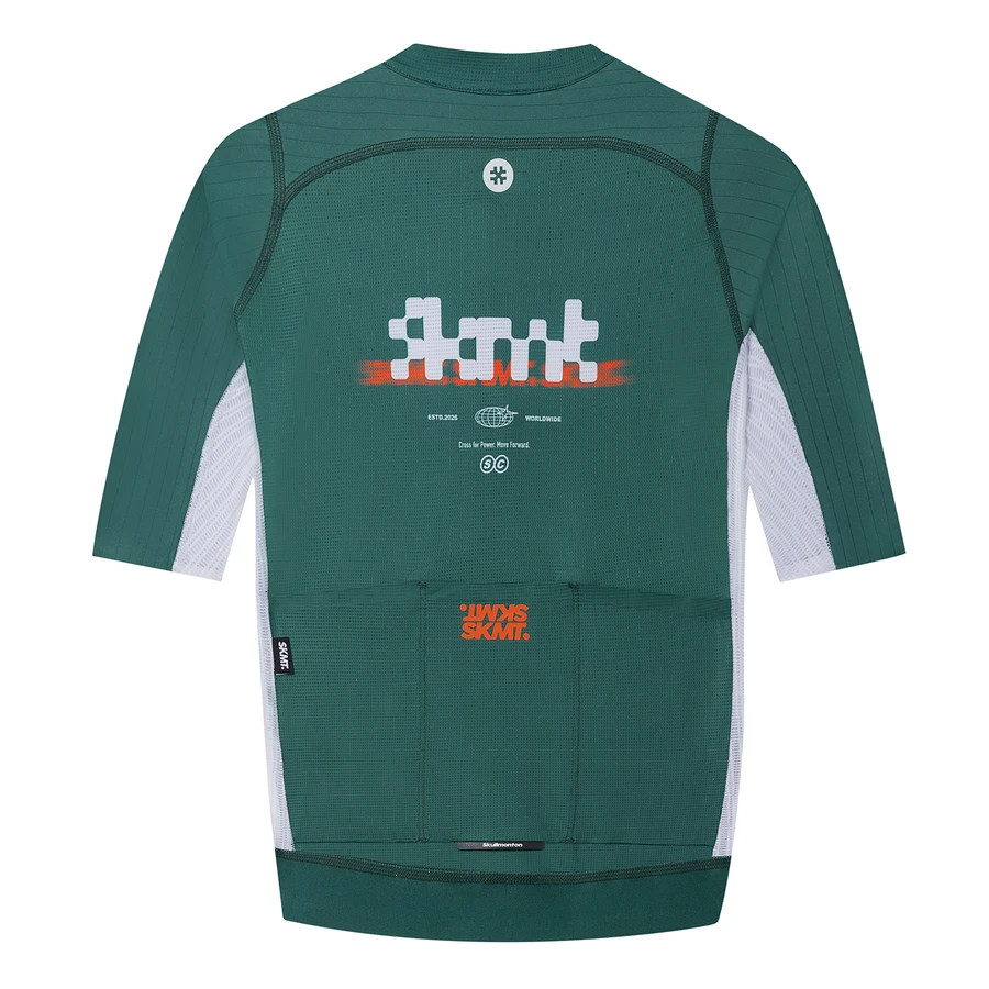 Women's Flux Block Jersey - deep forest