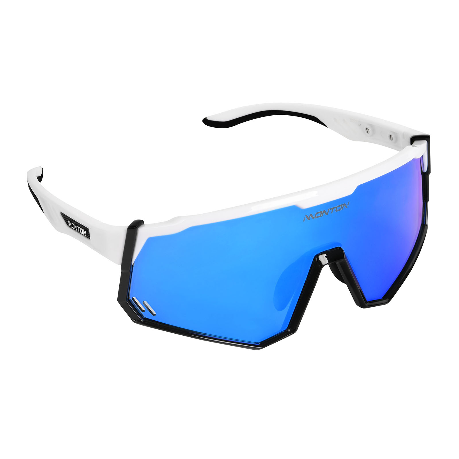 Blade Interchangeable Cycling Glasses - sleek back/white - Monton