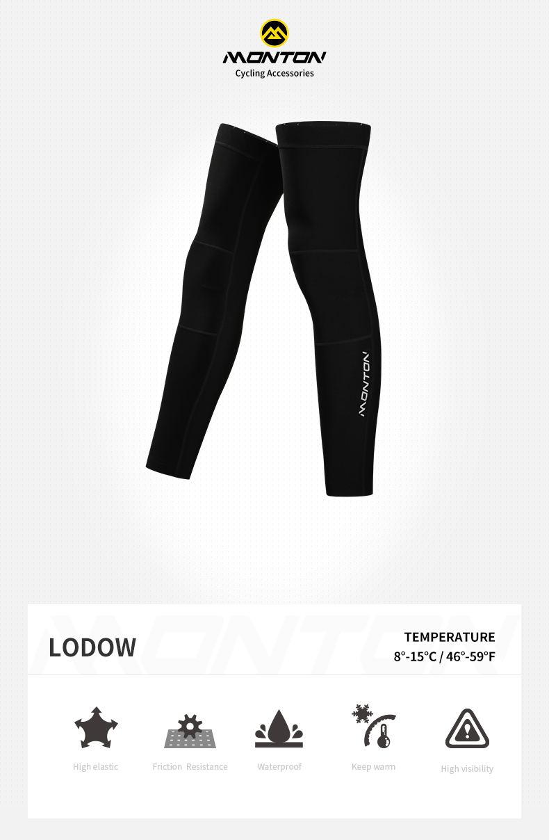 Lodow Thermal DWR Leg Warmers - Monton Sports