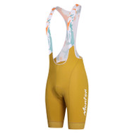 Women's Ribon Bib Shorts - yellow