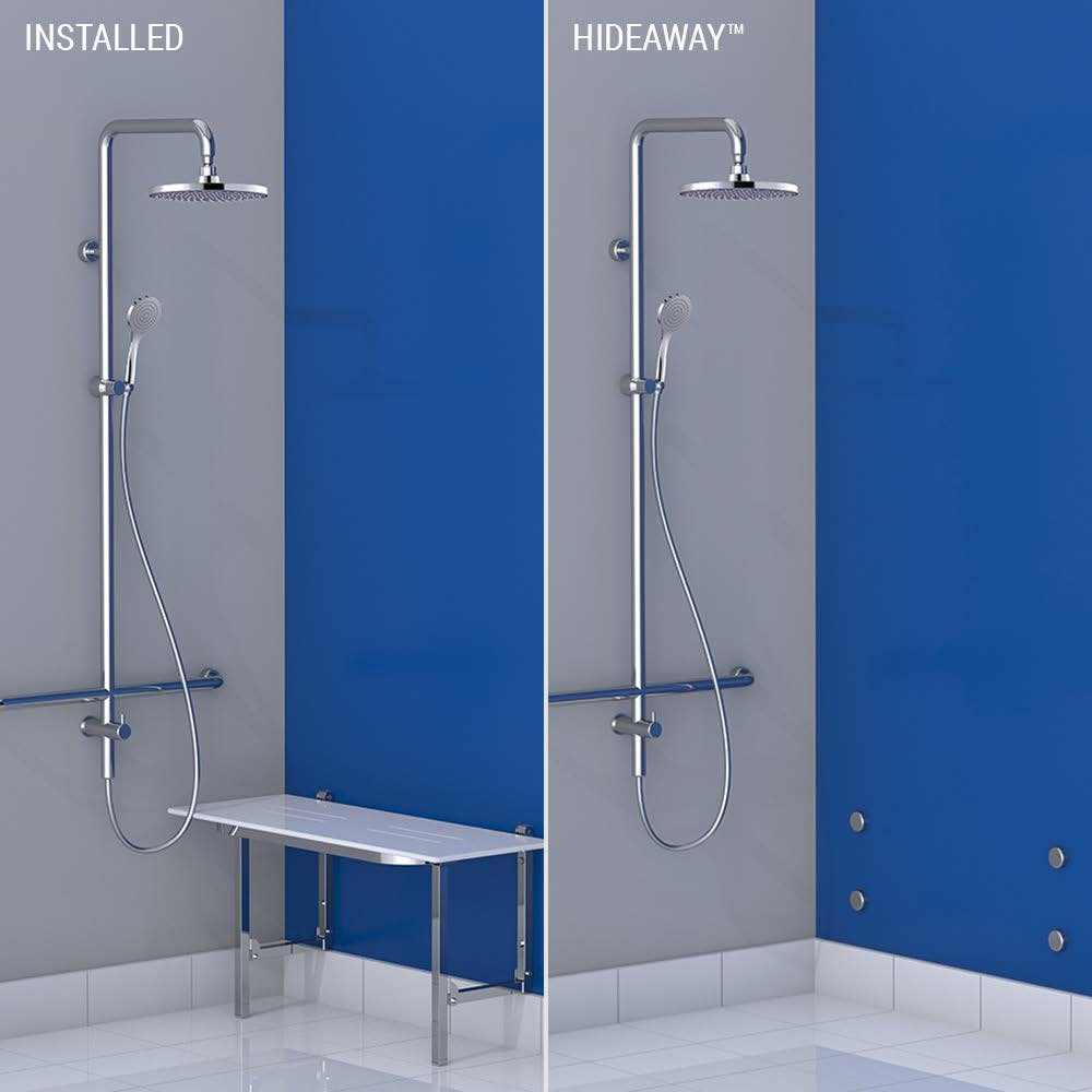 Hideaway™ Retrofit Shower Seat Kit