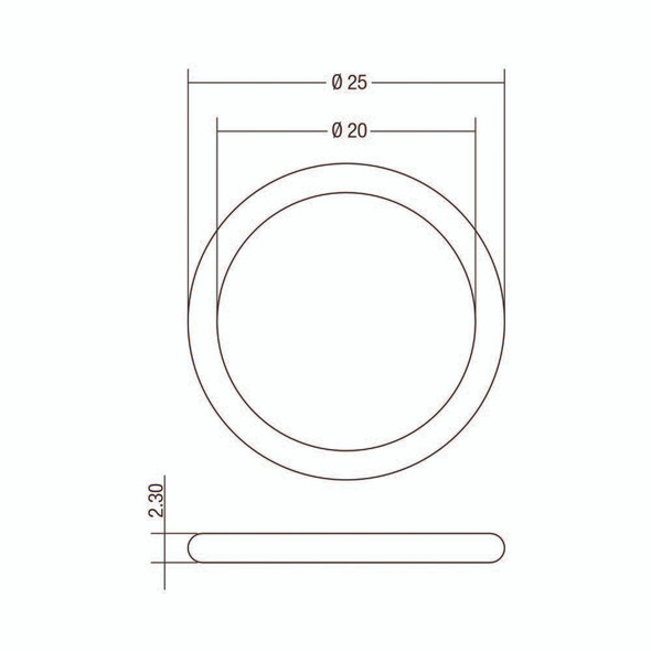 Meter-Beater® 1/2" Valve Body O-Ring Seal