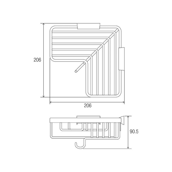 Corner Basket Medium