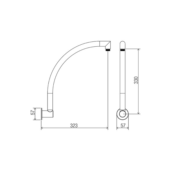 Swivel Swan Neck Arm