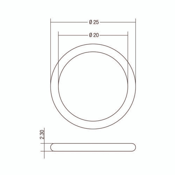 Meter-Beater® 1/2" Valve Body O-Ring Seal