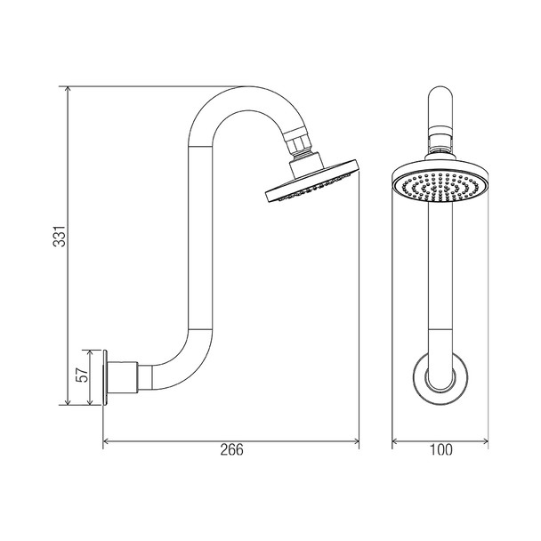 Streamjet™ Swan Neck Rising Arm