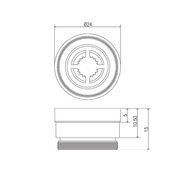 Aerator Flow Control Adaptor