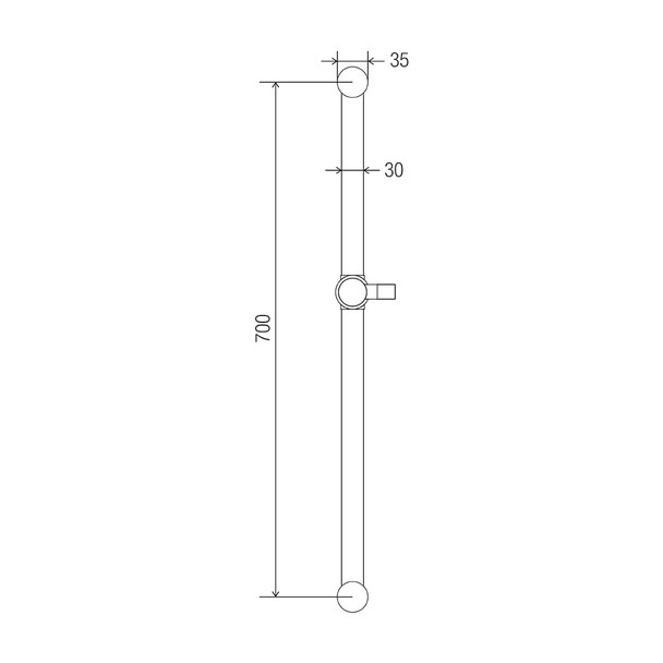 Handheld Shower Slide Rail