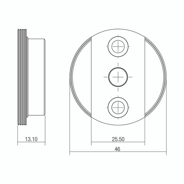 Shower Seat Wall Mount Plate