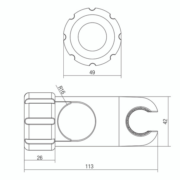 Glide Slide Handset Cradle