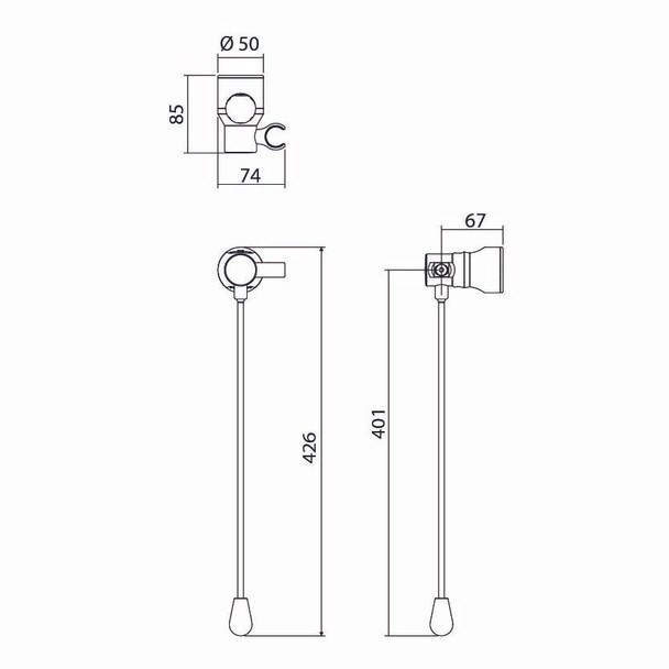 Push-Pullme® Shower Cradle