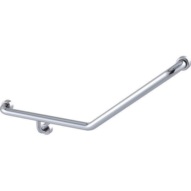 Hygienic Seal® 40° Ambulant Grab Rail 450mm x 450mm
