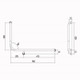 Hygienic Seal® 90° Accessible Grab Rail