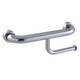Hygienic Seal® 300mm Straight Grab Rail with Toilet Paper Holder