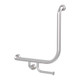 Hygienic Seal® 90° Ambulant & Accessible Grab Rail with Toilet Paper Holder 450mm x 450mm
