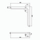 Hygienic Seal® Corner Grab Rail 800mm x 800mm