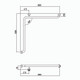 Hygienic Seal® Corner Grab Rail 800mm x 800mm