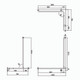 Hygienic Seal® Corner Shower Grab Rail
