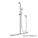 Hygienic Seal® Glide Slide "Inverted T" Shower Kit