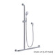 Hygienic Seal® Glide Slide "Inverted T" Shower Kit