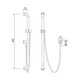 Hygienic Seal® Friction Slide Shower Kit