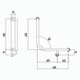 Hygienic Seal® 90° Ambulant Grab Rail 450mm x 450mm