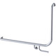 Hygienic Seal® 90° Accessible Grab Rail with Toilet Paper Holder 960mm x 600mm