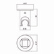 Wall Outlet Handset Bracket