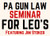 PA Gun Law Seminar for LEO's