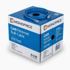 Monoprice Cat6 Ethernet Bulk Cable - Stranded, 550Mhz, 10G, UTP, CM, 24AWG, Pure Bare Copper Wire, Pull Box, 250 Feet, Blue