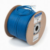 Monoprice Cat5e Ethernet Bulk Cable - Network Internet Cord - Solid, 350Mhz, UTP, CMR, Riser Rated, Pure Bare Copper Wire, 24AWG, 500ft, Blue