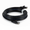 Monoprice Cat6A 25ft Black Component Level Patch Cable Double Shielded (S/FTP) 30AWG 10G CM Pure Bare Copper Snagless RJ45 SlimRun Series Ethernet ...