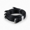 Monoprice Cat6A Ethernet Patch Cable - 50 Feet - Black (5 Pack) Snagless RJ45, UTP, Pure Bare Copper Wire, 10G, 30AWG - SlimRun Series
