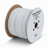 Monoprice Cat5e Ethernet Bulk Cable - Network Internet Cord - Solid, 350Mhz, STP, CMP, Plenum, Pure Bare Copper Wire, 24AWG, No Logo, 1000ft, White