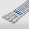 Monoprice Cat6A Ethernet Patch Cable - Snagless RJ45, 550Mhz, 10G, UTP, Pure Bare Copper Wire, 30AWG, 10-Pack, 3 Feet, White - SlimRun Series