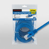 Monoprice Cat6A Ethernet Patch Cable - Snagless RJ45, 550Mhz, 10G, UTP, Pure Bare Copper Wire, 30AWG, 10-Pack, 5 Feet, Blue - SlimRun Series