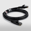 Monoprice Cat6 5ft Black Patch Cable UTP 24AWG 550MHz Pure Bare Copper Snagless RJ45 Flexboot Series Ethernet Cable