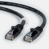 Monoprice 103419 Cat6 Ethernet Patch Cable - Network Internet Cord - RJ45, Stranded, 550Mhz, UTP, Pure Bare Copper Wire, 24AWG, 2ft, Black