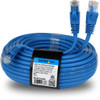 StarTech.com 50ft (15m) CAT6 Ethernet Cable - LSZH (Low Smoke Zero Halogen) - 10 Gigabit 650MHz 100W PoE RJ45 UTP Network Patch Cord Snagless w/Strain Relief - Blue CAT 6, ETL Verified (N6LPATCH50BL)
