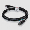 Monoprice Cat6 7ft Black Component Level Patch Cable UTP 28AWG 550MHz Pure Bare Copper Snagless RJ45 SlimRun Series Ethernet Cable