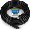 StarTech.com 20ft (6m) CAT6 Ethernet Cable - LSZH (Low Smoke Zero Halogen) - 10 Gigabit 650MHz 100W PoE RJ45 UTP Network Patch Cord Snagless w/Strain Relief - Black CAT 6, ETL Verified (N6LPATCH20BK)