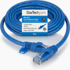 StarTech.com 20ft (6m) CAT6 Ethernet Cable - LSZH (Low Smoke Zero Halogen) - 10 Gigabit 650MHz 100W PoE RJ45 UTP Network Patch Cord Snagless w/Strain Relief - Blue CAT 6, ETL Verified (N6LPATCH20BL)