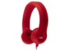 HamiltonBuhl Flex‑Phones Kids Foam Headphones - Safe BPA‑Free Design for Classroom Use - Red