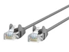 Belkin CAT6 Slim 28AWG Cable -Gray -5FT