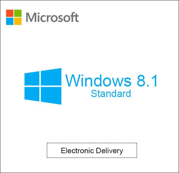 Microsoft Windows 8.1 Standard - 32/64 Bit - Download