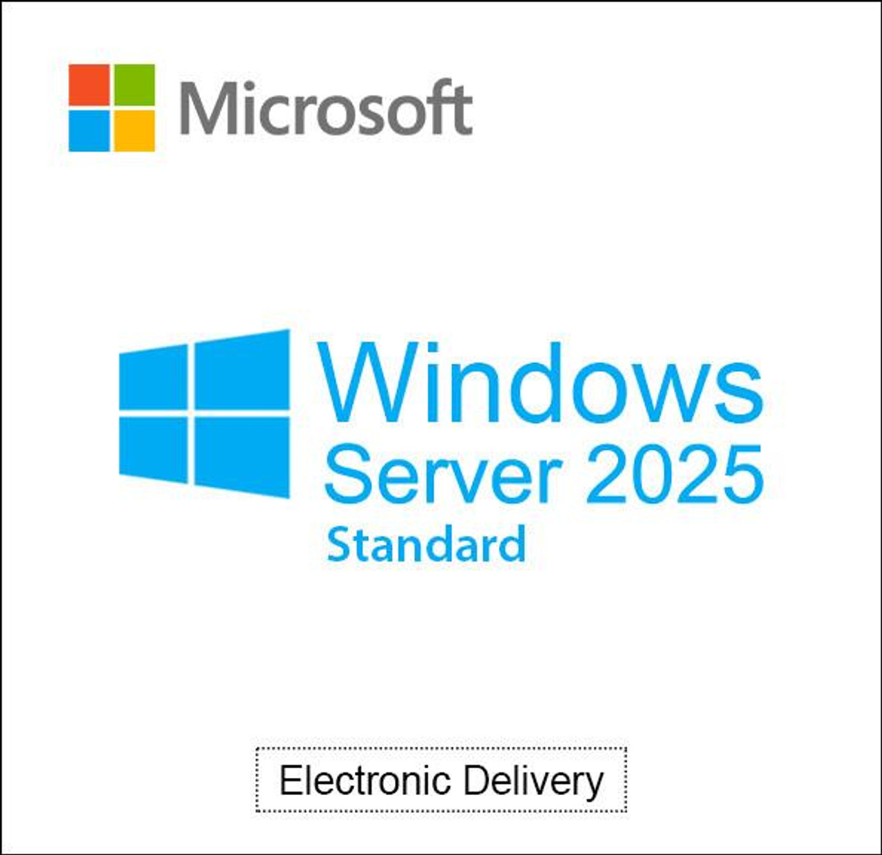Microsoft Windows Server 2025 Standard - 16 Core License - Download 