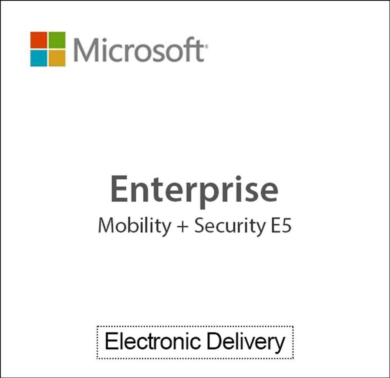  Microsoft Enterprise Mobility + Security E5 - Annual Subscription 